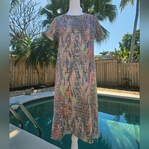 NWOT Imported From Europe Short Sleeve Dress USA Size S (EUR Size M)